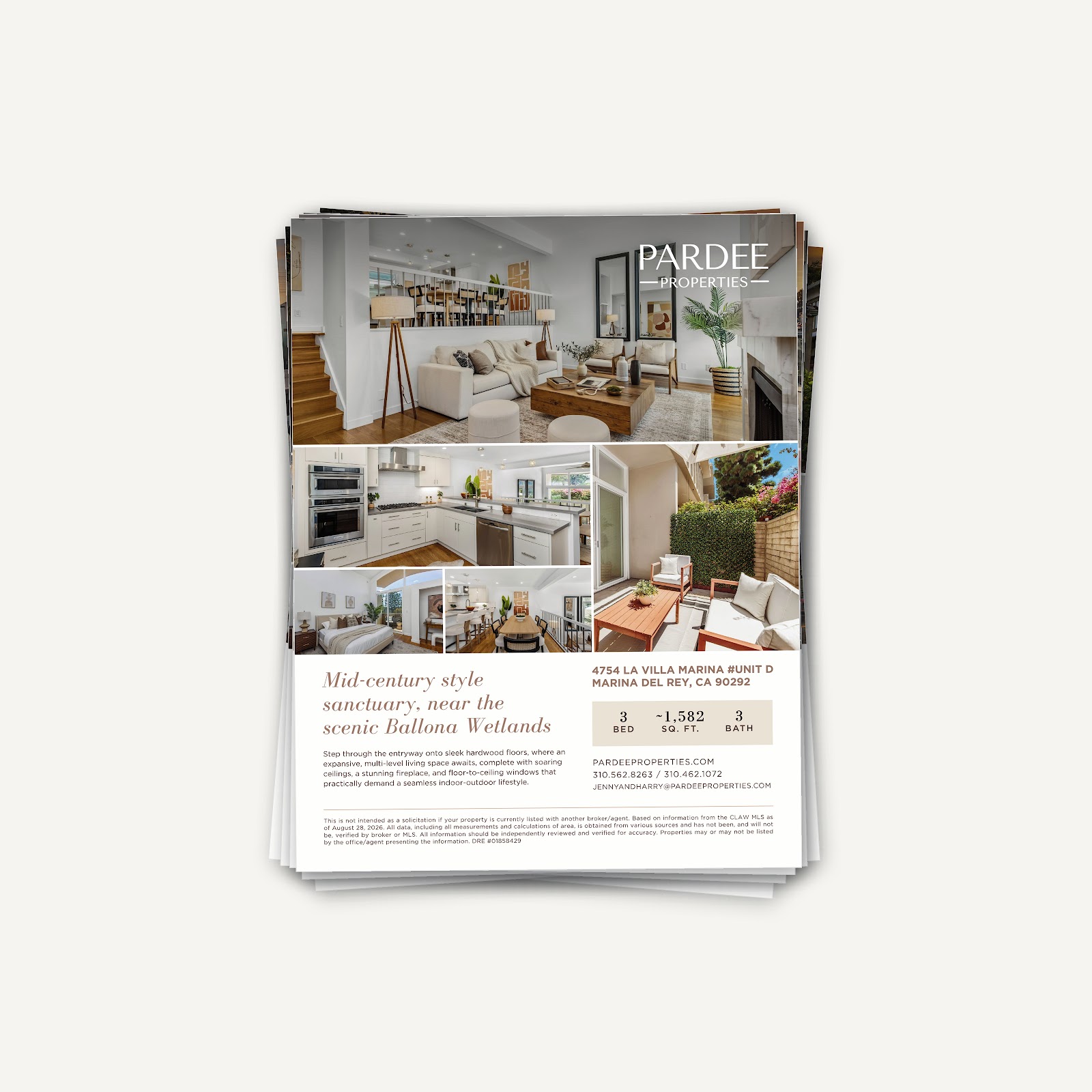 Editorial property flyers portfolio example